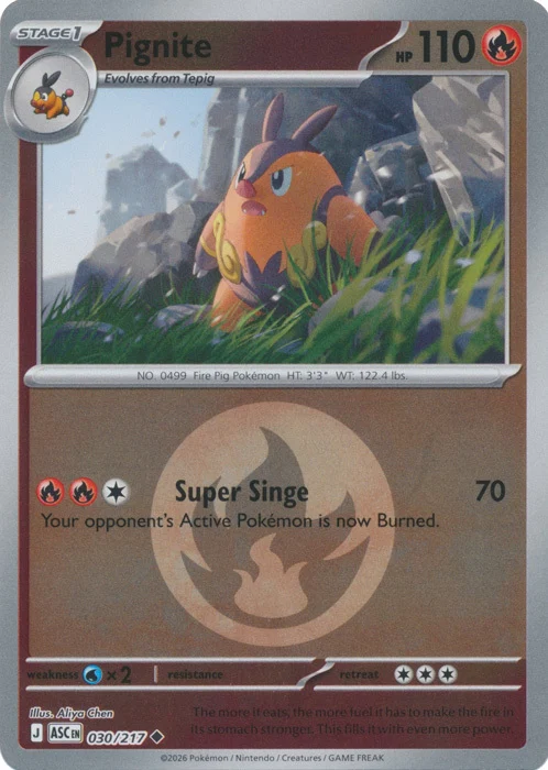 ASC Ascended Heroes - 030/217 - Pignite (Energy Reverse Holo)