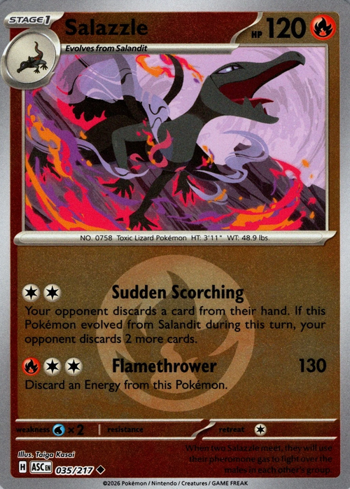 ASC Ascended Heroes - 035/217 - Salazzle (Energy Reverse Holo)