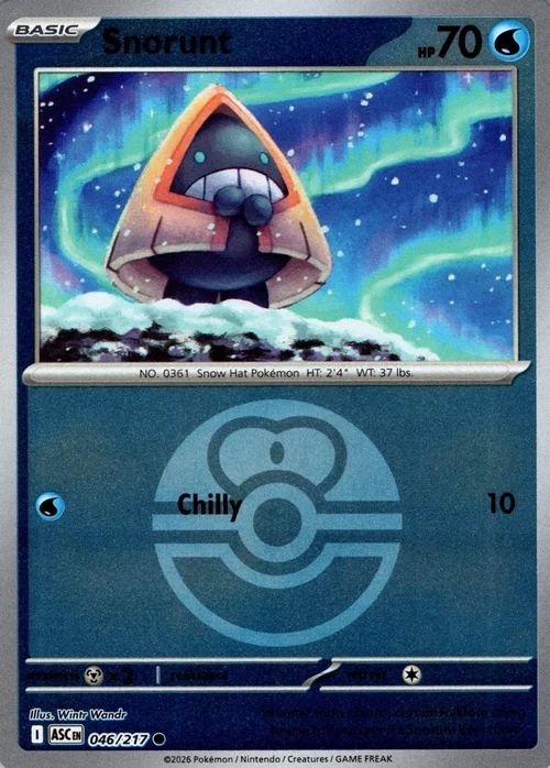 ASC Ascended Heroes - 046/217 - Snorunt (Love Ball Reverse Holo)