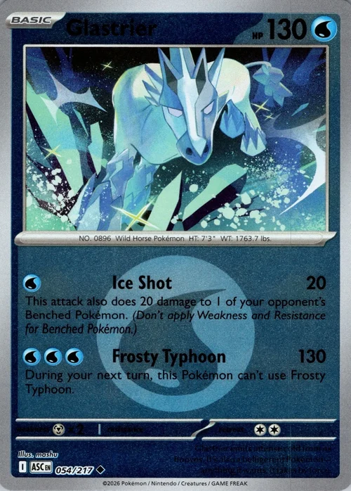 ASC Ascended Heroes - 054/217 - Glastrier (Energy Reverse Holo)