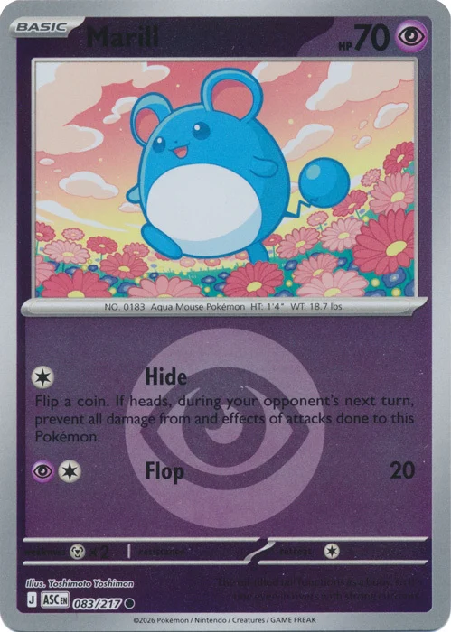 ASC Ascended Heroes - 083/217 - Marill (Energy Reverse Holo)