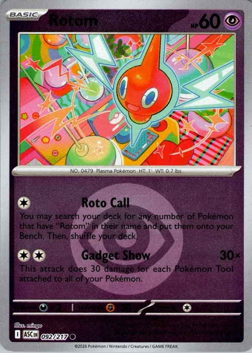 ASC Ascended Heroes - 092/217 - Rotom (Energy Reverse Holo)