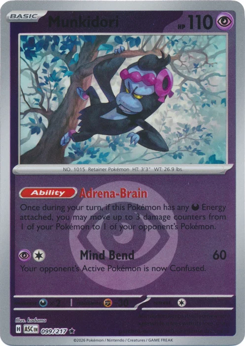 ASC Ascended Heroes - 099/217 - Munkidori (Energy Reverse Holo)