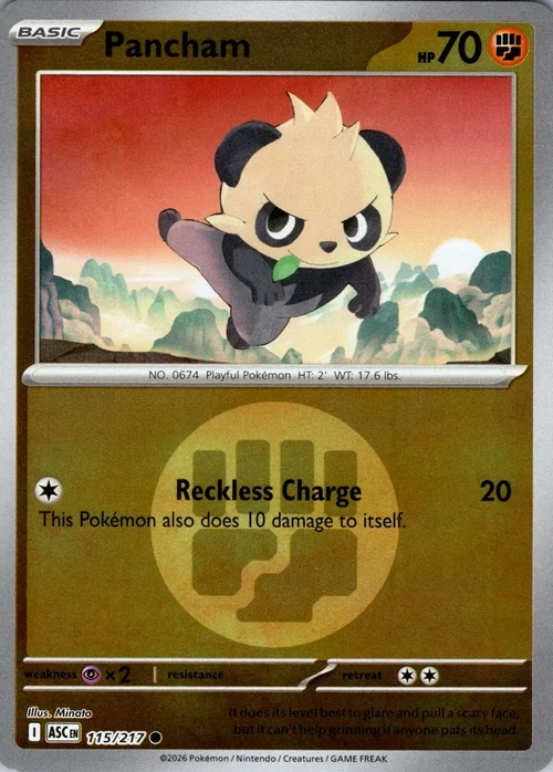 ASC Ascended Heroes - 115/217 - Pancham (Energy Reverse Holo)