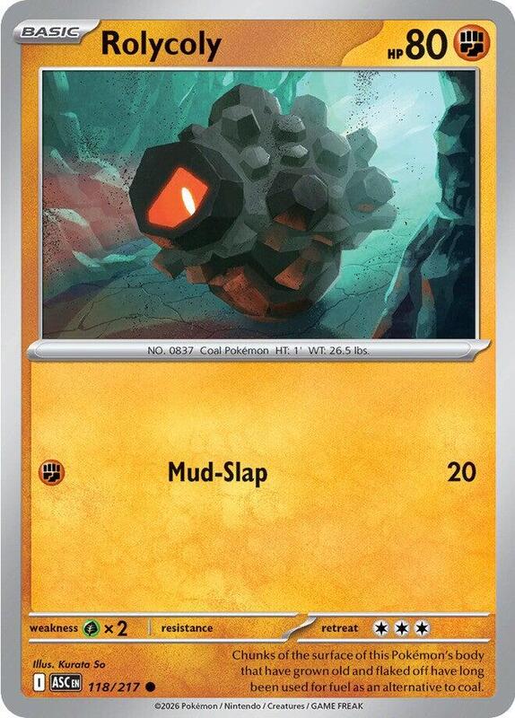 ASC Ascended Heroes - 118/217 - Rolycoly