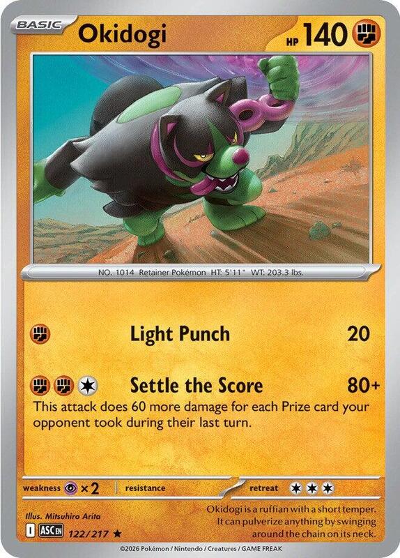 ASC Ascended Heroes - 122/217 - Okidogi (Holo)