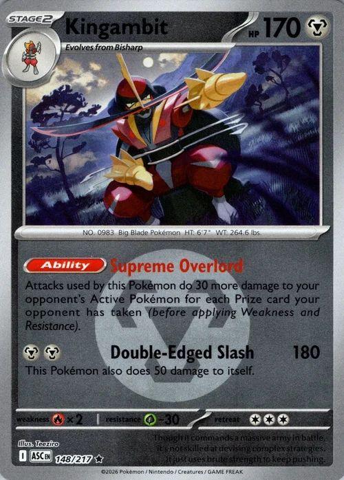 ASC Ascended Heroes - 148/217 - Kingambit (Energy Reverse Holo)