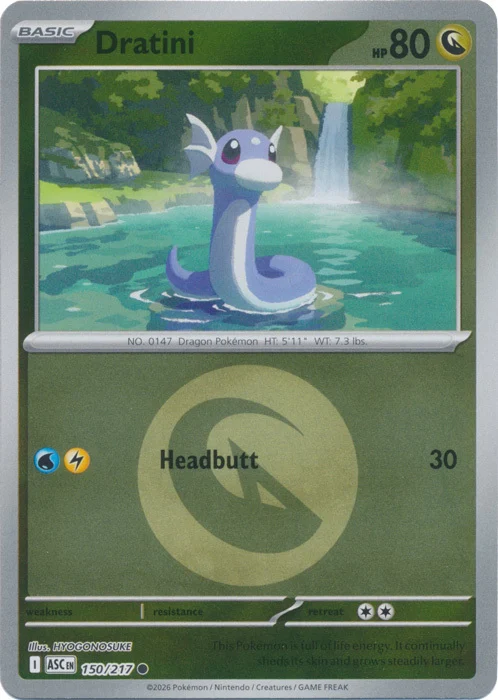 ASC Ascended Heroes - 150/217 - Dratini (Energy Reverse Holo)