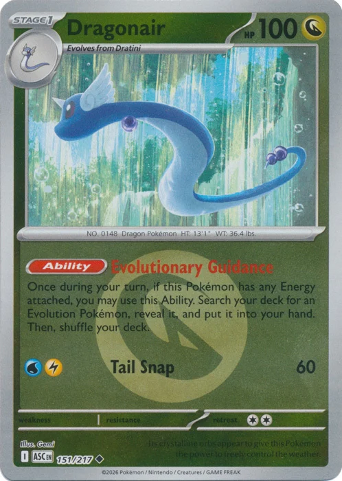 ASC Ascended Heroes - 151/217 - Dragonair (Energy Reverse Holo)