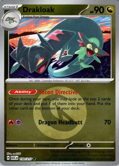 ASC Ascended Heroes - 159/217 - Drakloak (Energy Reverse Holo)