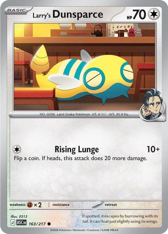 ASC Ascended Heroes - 163/217 - Larry's Dunsparce