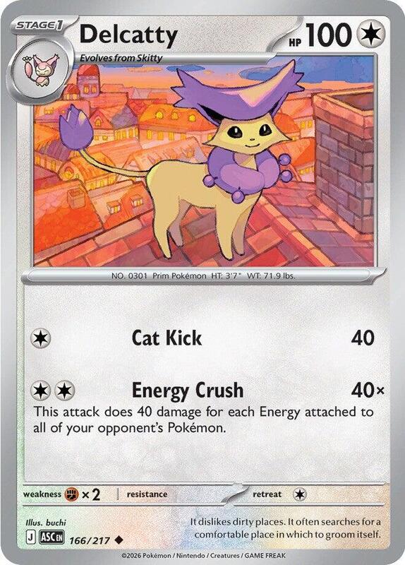 ASC Ascended Heroes - 166/217 - Delcatty