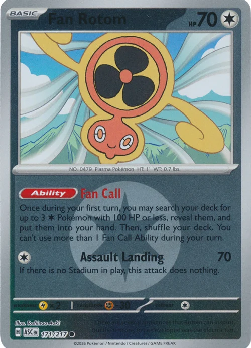 ASC Ascended Heroes - 171/217 - Fan Rotom (Energy Reverse Holo)