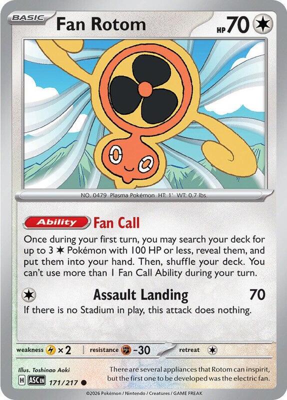 ASC Ascended Heroes - 171/217 - Fan Rotom
