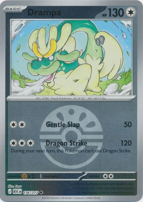 ASC Ascended Heroes - 176/217 - Drampa (Friend Ball Reverse Holo)