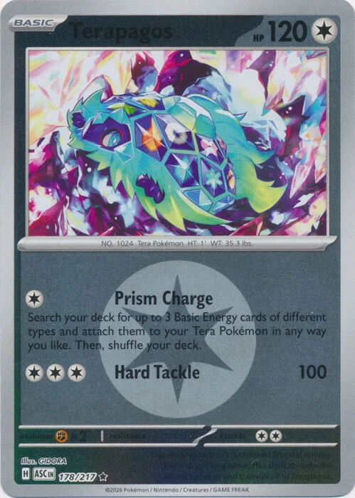 ASC Ascended Heroes - 178/217 - Terapagos (Energy Reverse Holo)