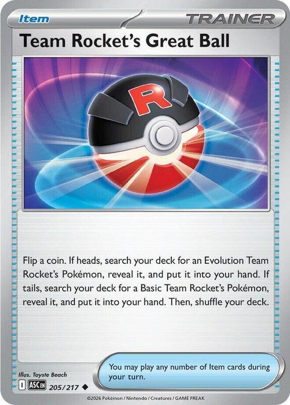 ASC Ascended Heroes - 205/217 - Team Rocket's Great Ball