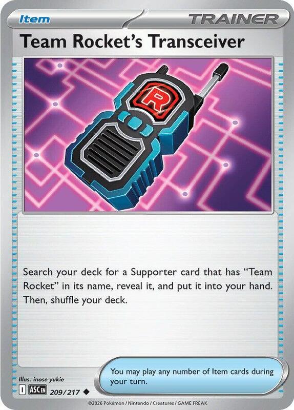 ASC Ascended Heroes - 209/217 - Team Rocket's Transceiver