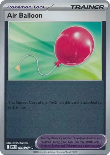 ASC Ascendent Heroes - 181/217 - Air Balloon (Reverse Holo)