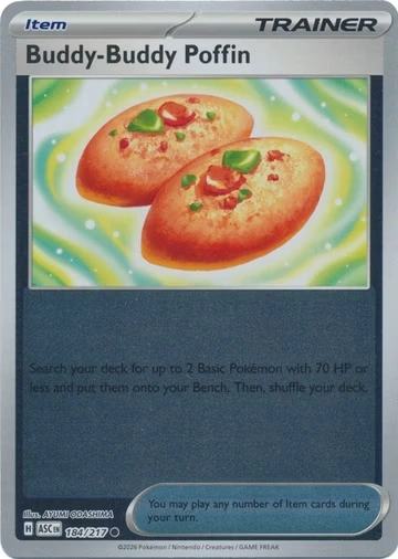 ASC Ascendent Heroes - 184/217 - Buddy-Buddy Poffin (Reverse Holo)