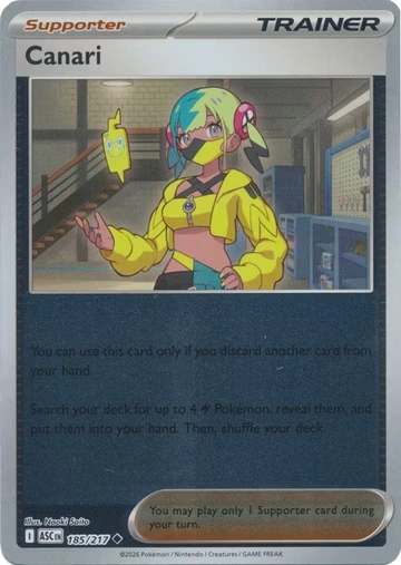 ASC Ascendent Heroes - 185/217 - Canari (Reverse Holo)