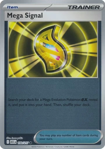 ASC Ascendent Heroes - 193/217 - Mega Signal (Reverse Holo)