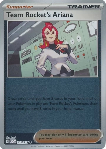ASC Ascendent Heroes - 202/217 - Team Rocket's Ariana (Reverse Holo)