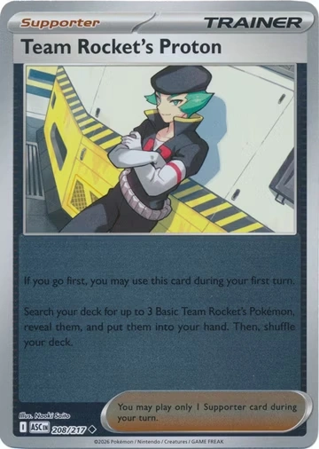 ASC Ascendent Heroes - 208/217 - Team Rocket's Proton (Reverse Holo)