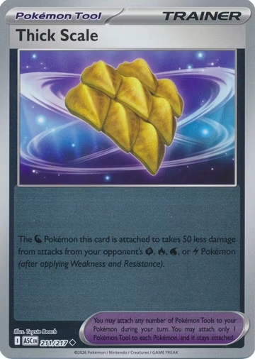 ASC Ascendent Heroes - 211/217 - Thick Scale (Reverse Holo)