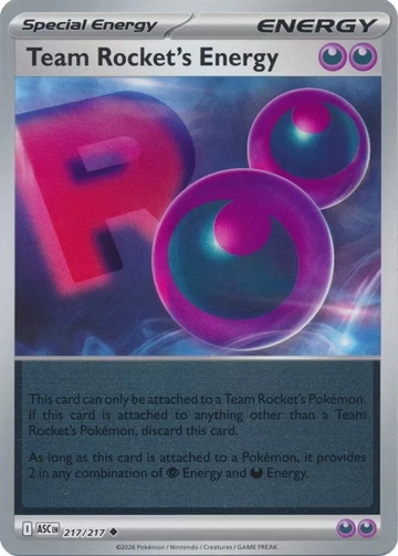 ASC Ascendent Heroes - 217/217 - Team Rocket's Energy (Reverse Holo)