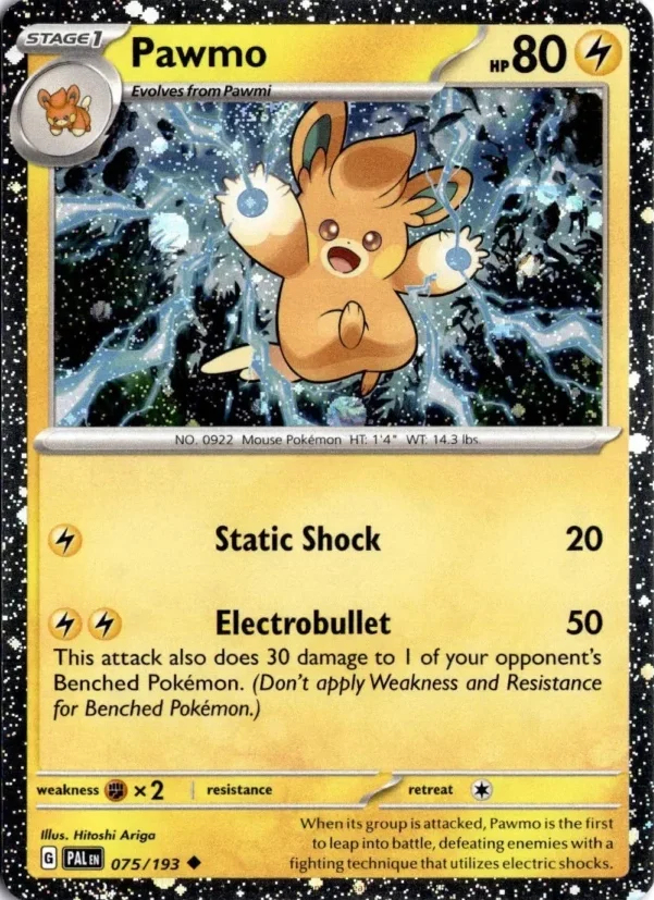 PAL Paldea Evolved - 075/193 - Pawmo (Cosmos Holo)
