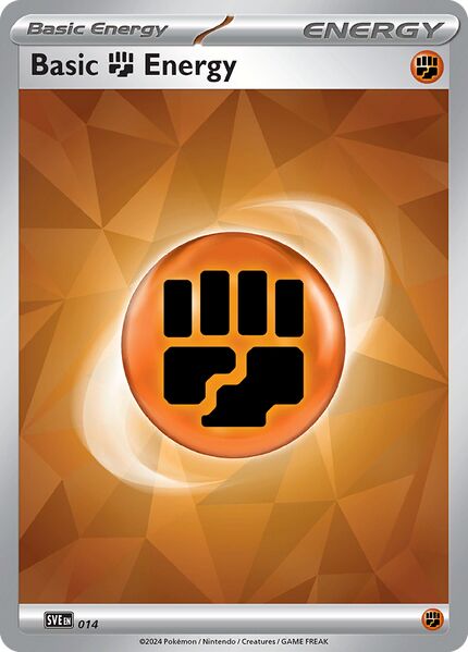 Scarlet & Violet Energies - SVE014 - Basic Fighting Energy (2024)