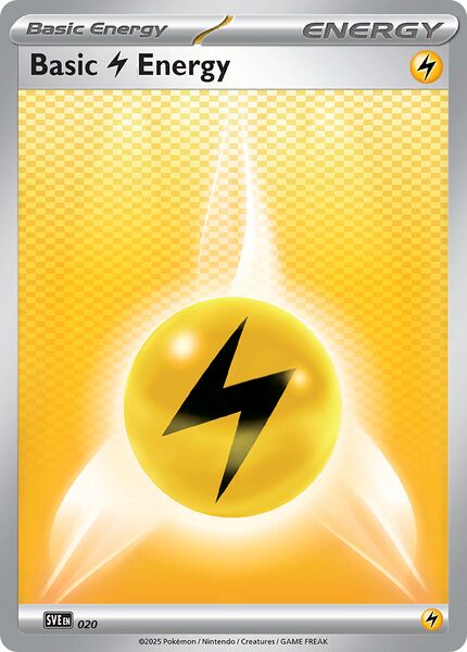 Scarlet & Violet Energies - SVE020 - Basic Lightning Energy (2025)