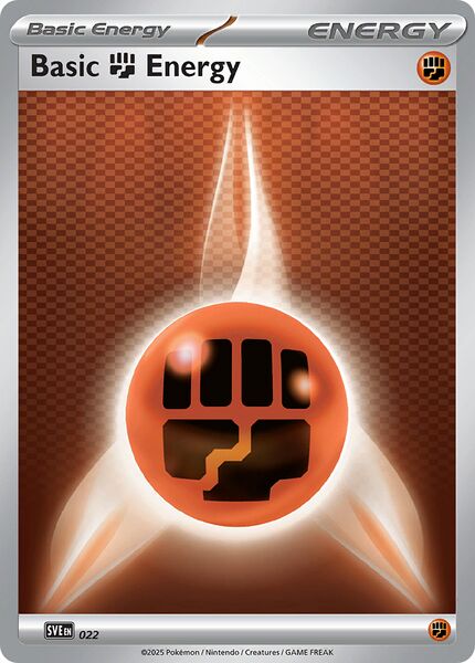 Scarlet & Violet Energies - SVE022 - Basic Fighting Energy (2025)