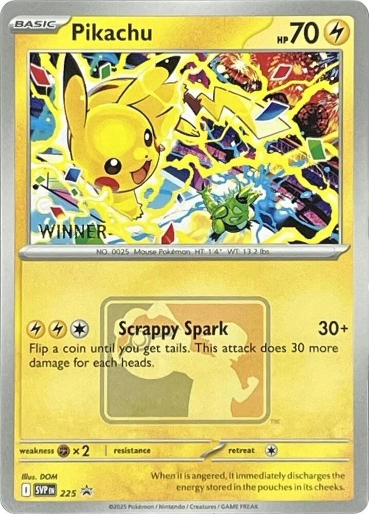 Scarlet & Violet Promos - SVP225 - Pikachu (Prize Pack)
