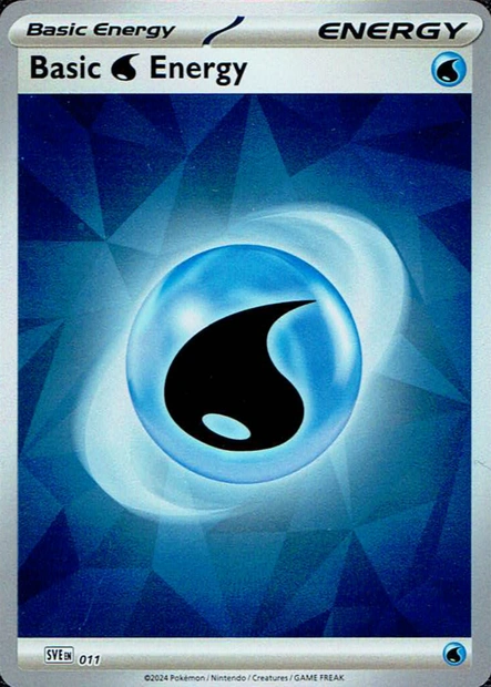 Scarlet & Violet Energies - SVE011 - Basic Water Energy (Holo)