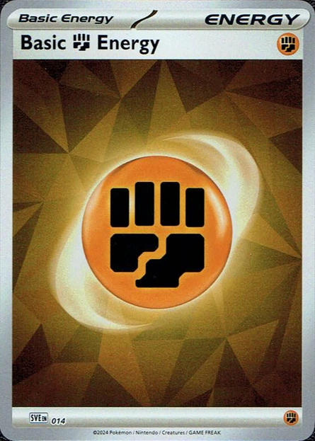 Scarlet & Violet Energies - SVE014 - Basic Fighting Energy (Holo)