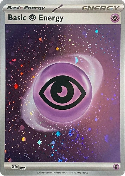 Scarlet & Violet Energy - SVE005 - Basic Psychic Energy (Cosmos Holo)