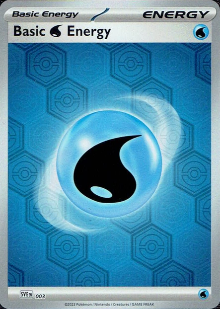 Scarlet & Violet Energies - SVE003 - Basic Water Energy (Holo)