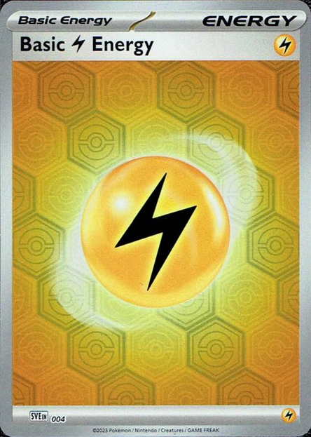 Scarlet & Violet Energies - SVE004 - Basic Lightning Energy (Holo)