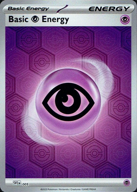 Scarlet & Violet Energies - SVE005 - Basic Psychic Energy (Holo)