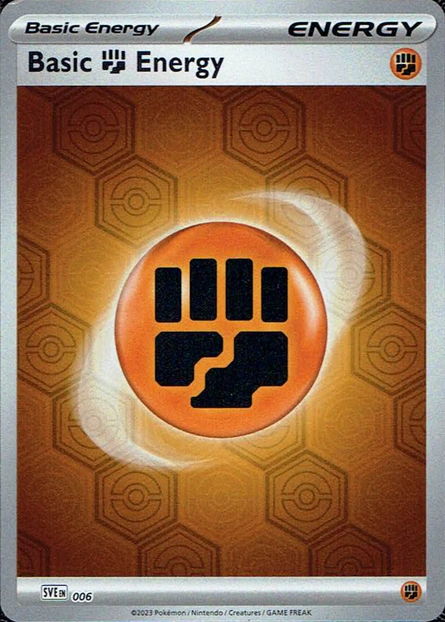 Scarlet & Violet Energies - SVE006 - Basic Fighting Energy (Holo)