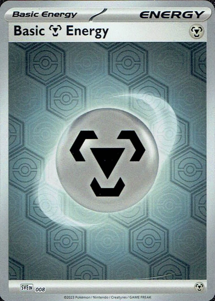 Scarlet & Violet Energies - SVE008 - Basic Metal Energy (Holo)
