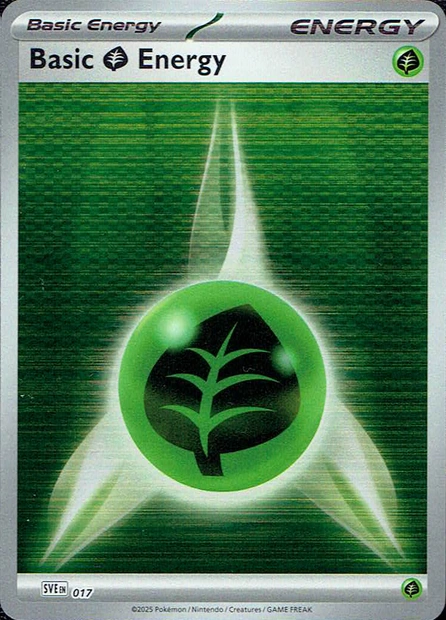 Scarlet & Violet Energies - SVE017 - Basic Grass Energy (Holo)
