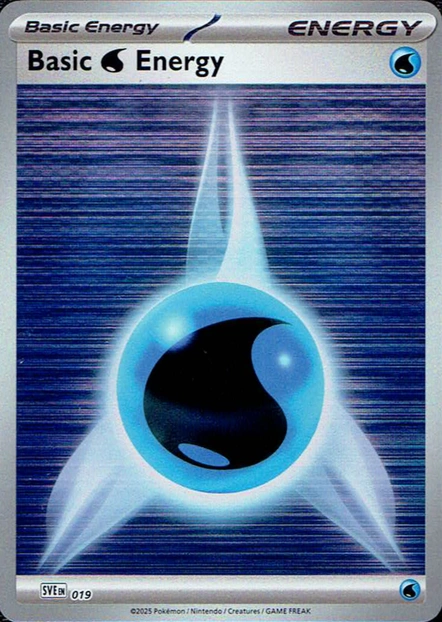 Scarlet & Violet Energies - SVE019 - Basic Water Energy (Holo)