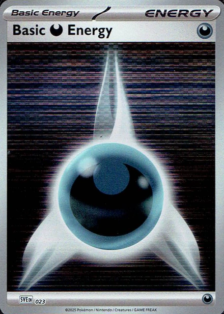 Scarlet & Violet Energies - SVE023 - Basic Darkness Energy (Holo)