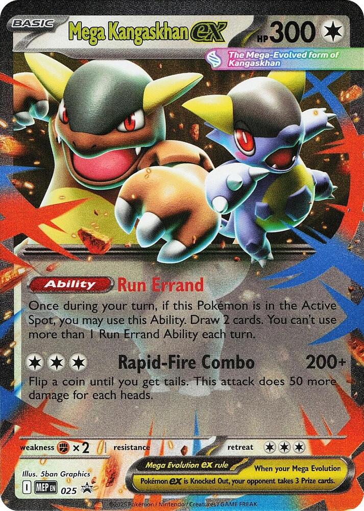 Karta Pokémon – Mega Evolution Promos – MEP025 – Mega Kangaskhan ex
