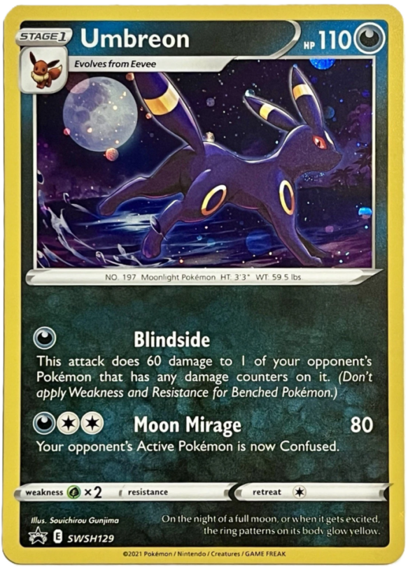 Sword & Shield Promos - SWSH129 - Umbreon (Cosmos Holo)